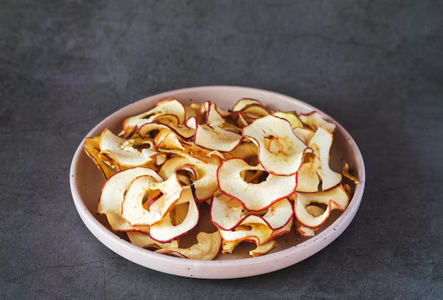 تصویر 1 از سیب خشک طبیعی سالم ویژه کودکان و ورزشکاران با بسته بندی خانگی